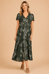 Vestido estampa Mumbai verde  -1-